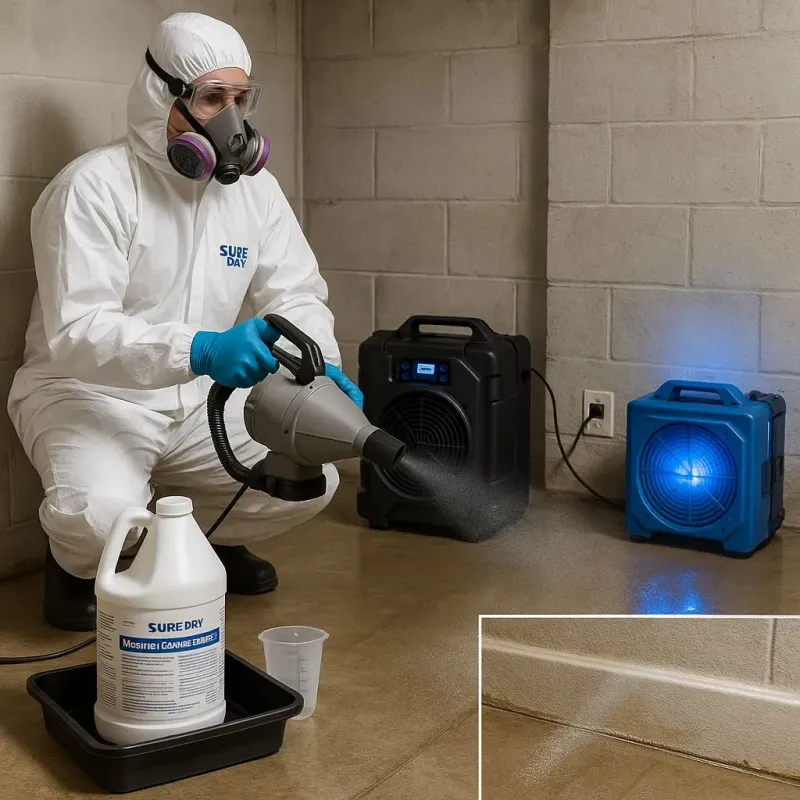 Sanitization and Odor Removal process in Hyde County, NC